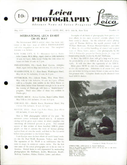 Image for Leica Photography magazine 5 1935