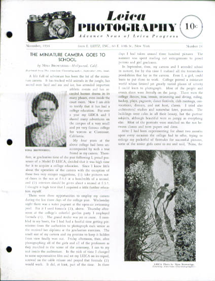 Image for Leica Photography magazine 11/1934