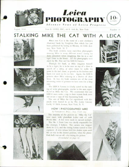 Image for Leica Photography magazine 8/1934