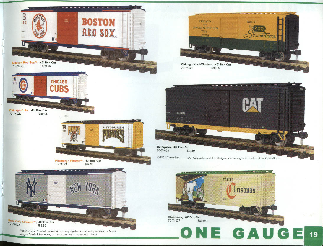 MTH Electric Trains catalog RailKing One Gauge 2004