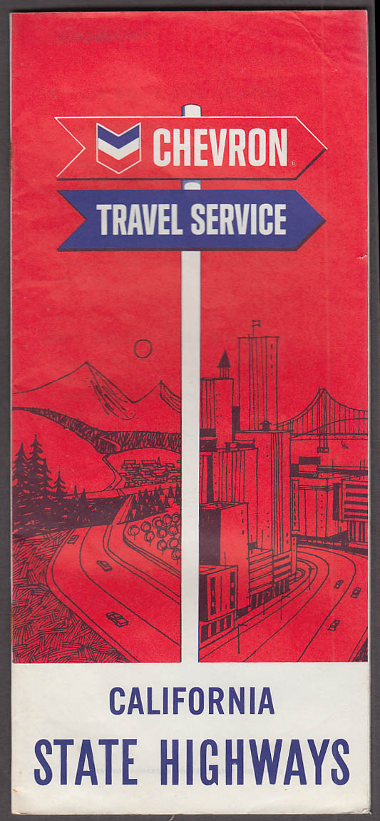 Image for Chevron Gasoline Travel Service Highlights of California State Highways 1965