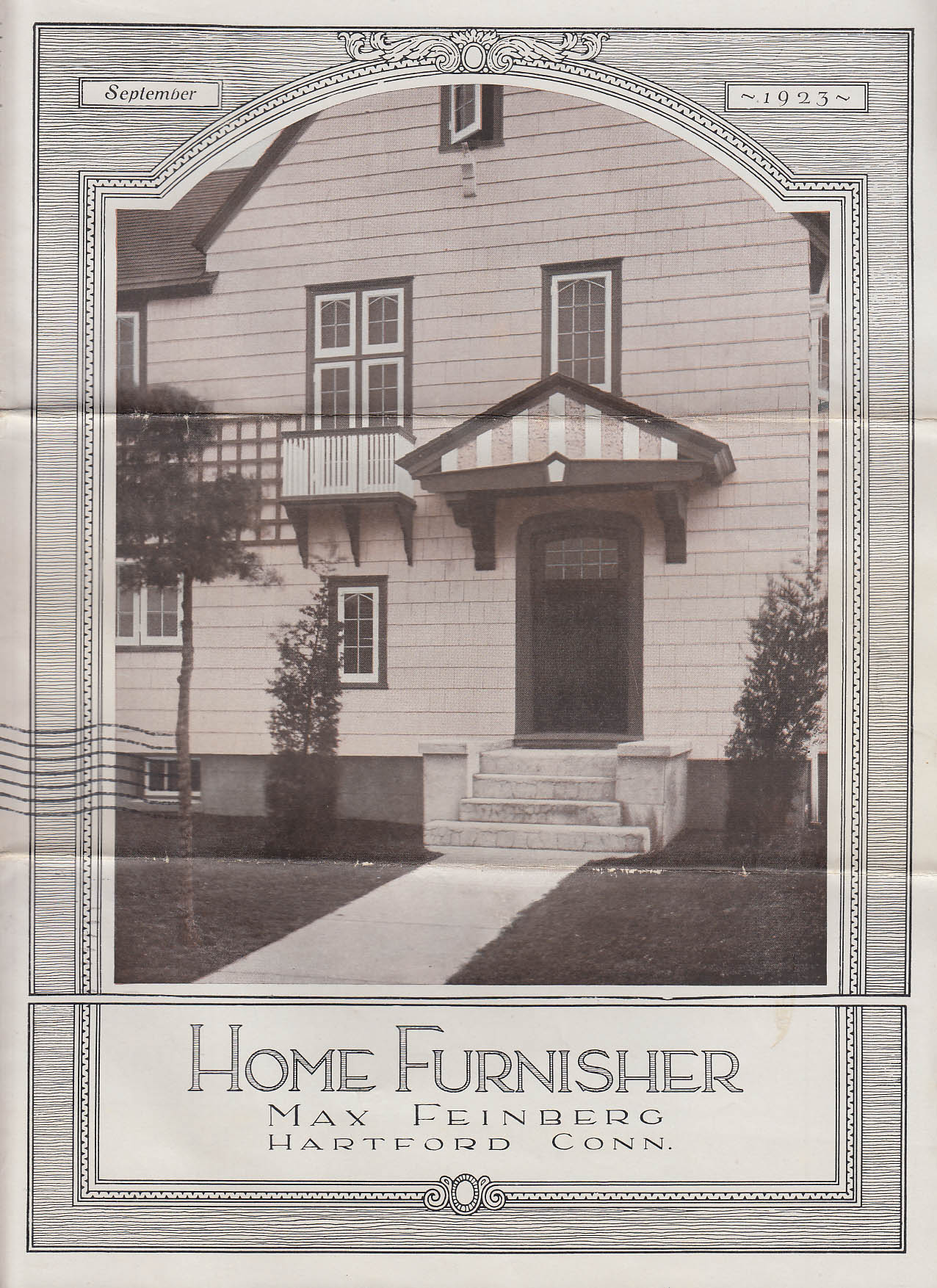 Image for HOME FURNISHER 9 1923 Max Feinberg Hartford CT furniture home dcor