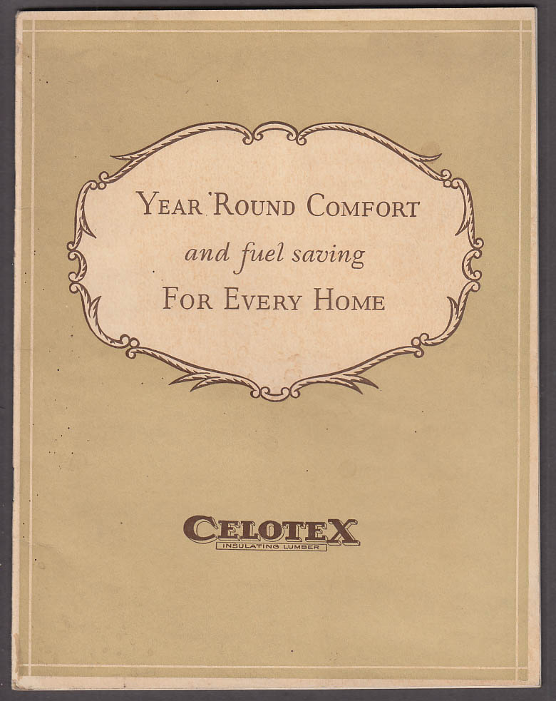 Image for Celotex Insulating Lumber Year Round Comfort for Every Home brochure 1928