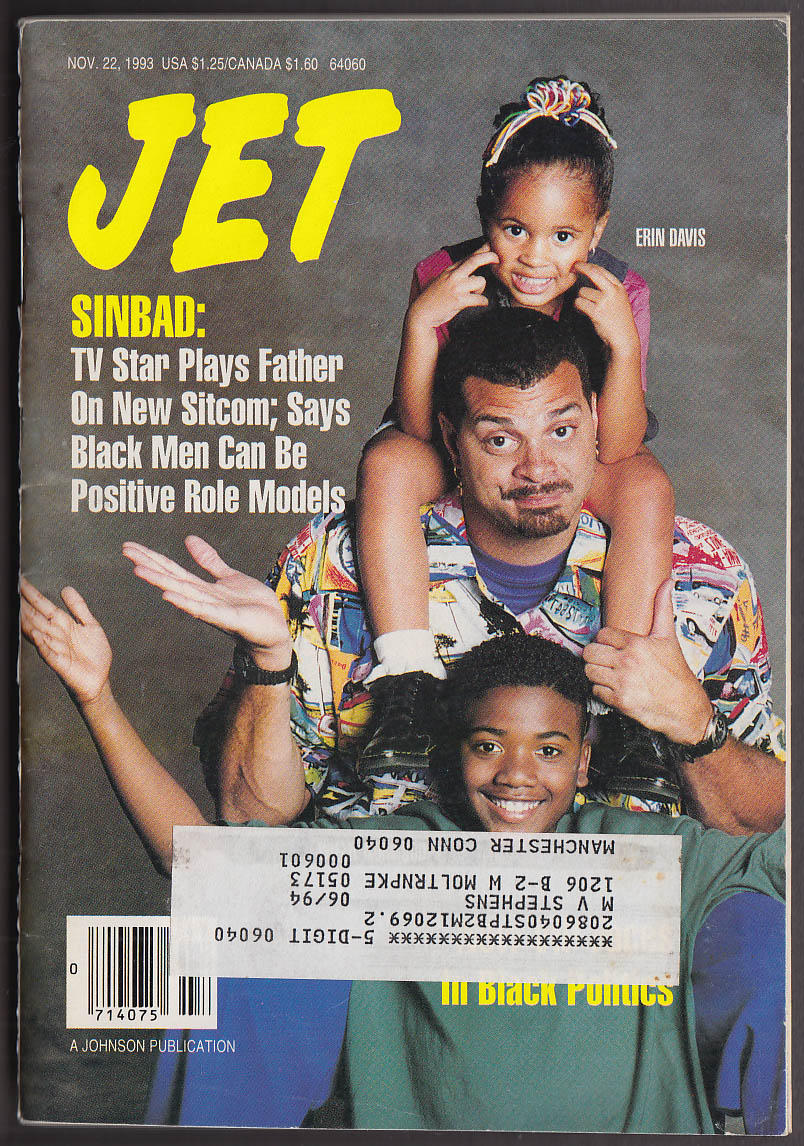 Image for JET 11/22 1993 Sinbad; Gen Jordan, Whoopi-Danson, Helen Quigless, Holyfield