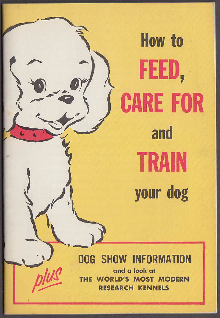 Image for Quaker Oats Ken-L Foods How to Feed Care for & Train Your Dog booklet 1962