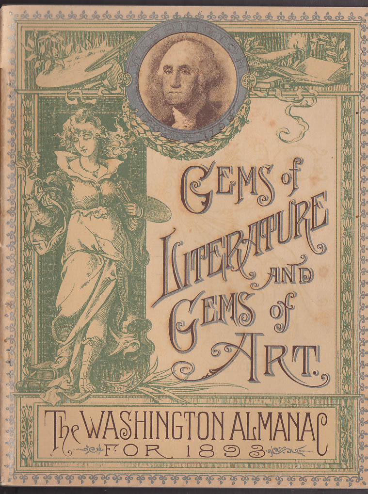 Image for Washington Life Insurance Almanac 1893 Gems of Literature & Art