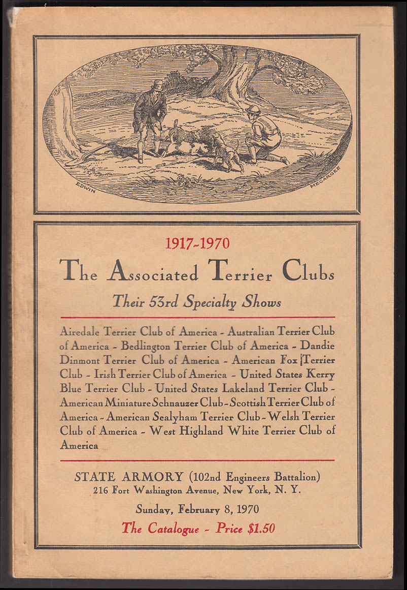 Image for Associated Terrier Clubs Specialty Dog Show Program NYC 1970