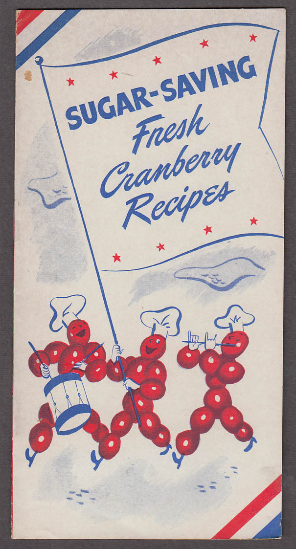 Image for Eatmor Cranberries Sugar-Saving Fresh Cranberry Recipes booklet World War II