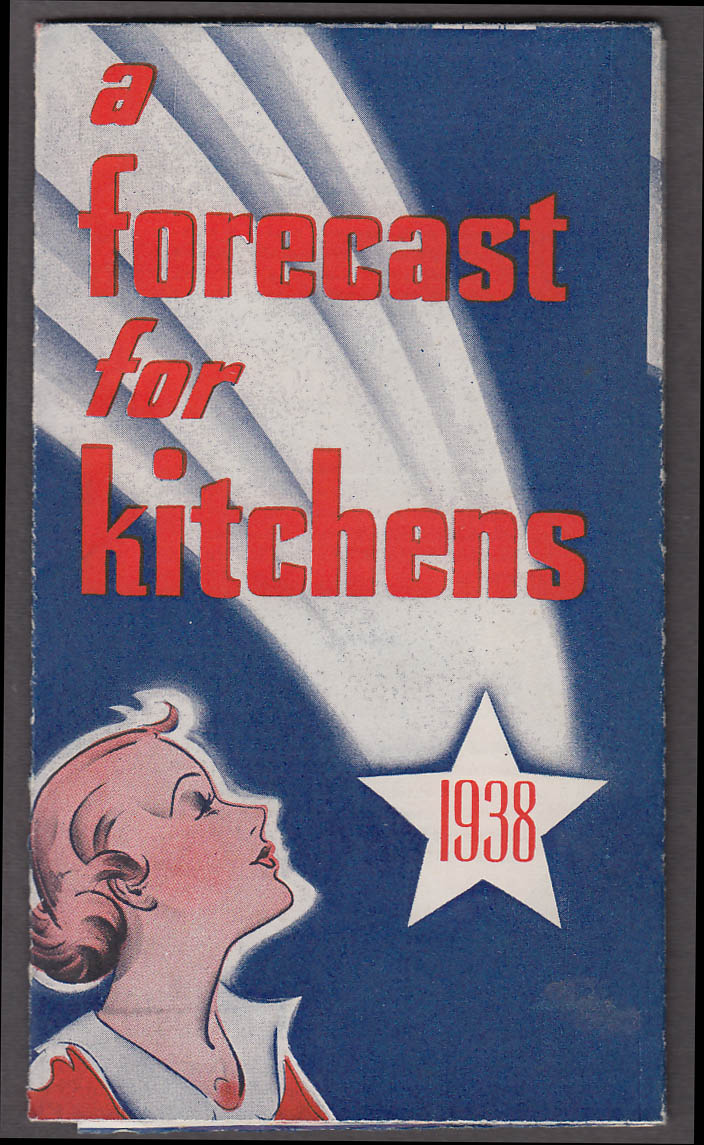 Image for Quality Gas Ranges Forecast for Kitchens for 1938 sales folder
