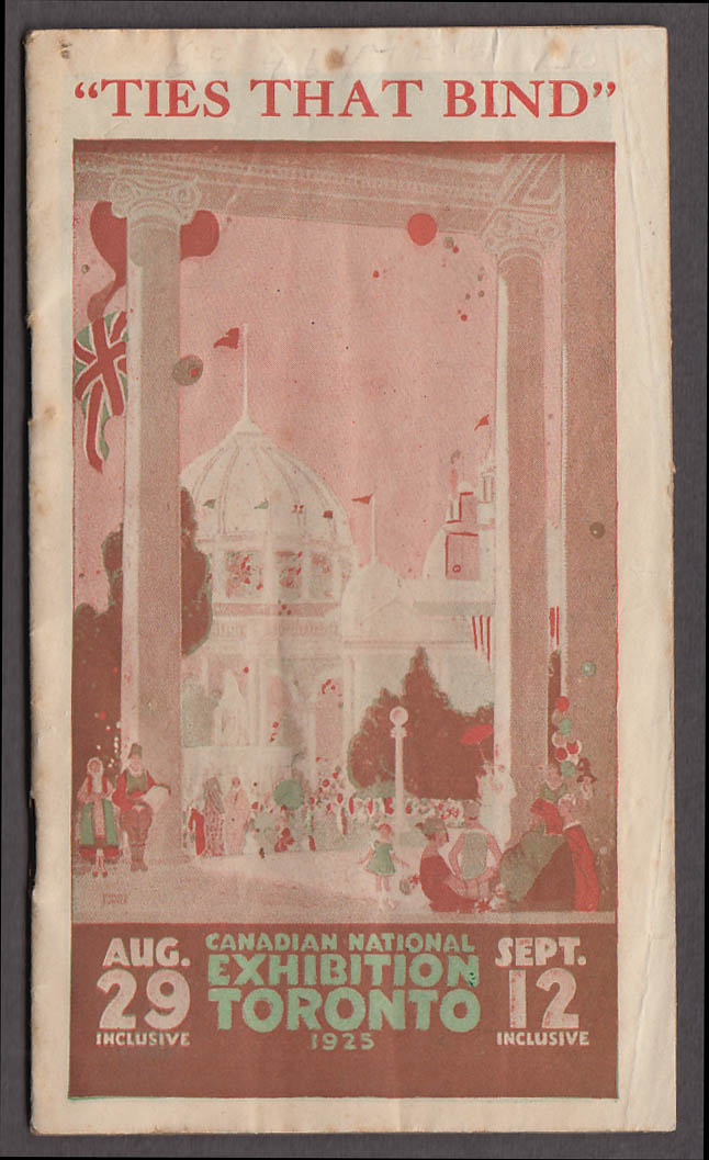 Image for Candian National Exhibition Toronto 1925 exhibit & event booklet
