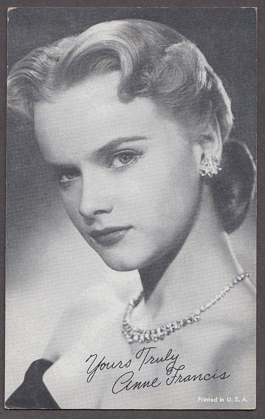 Image for Actress Anne Francis arcade card 1940s