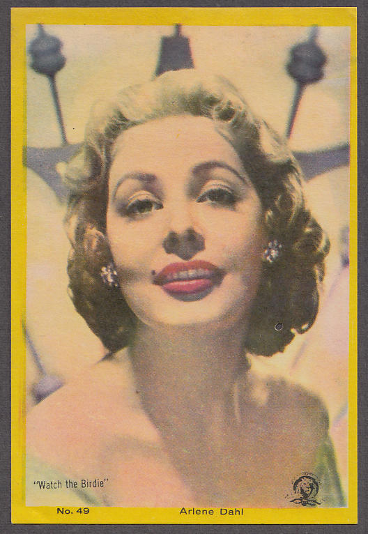 Image for Actress Arlene Dahl 3x5" picture Argentina 1959