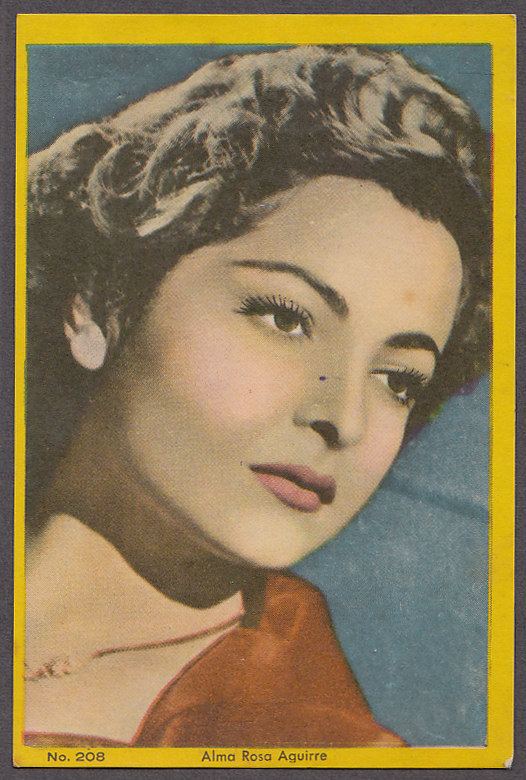 Image for Mexican actress Alma Rosa Aguirre 3x5" picture Argentina 1959