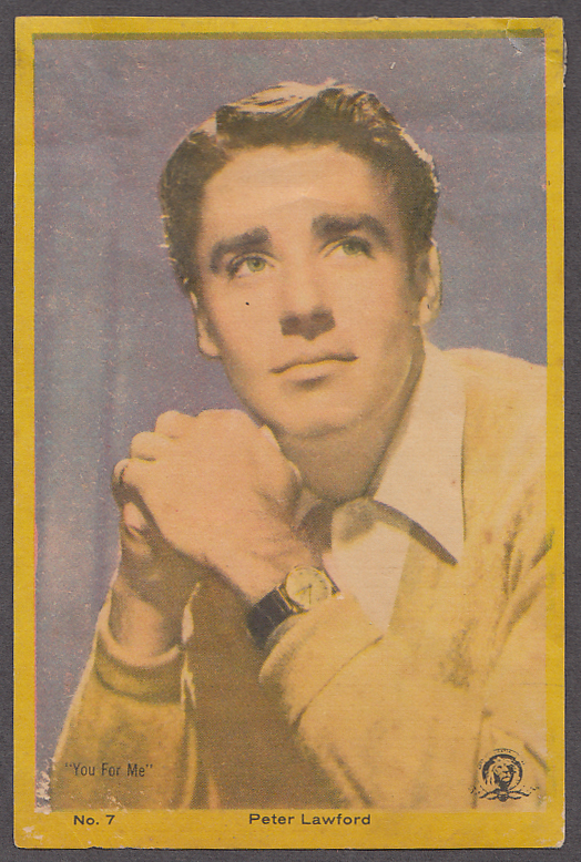 Image for Actor Peter Lawford 3x5" picture Argentina 1959