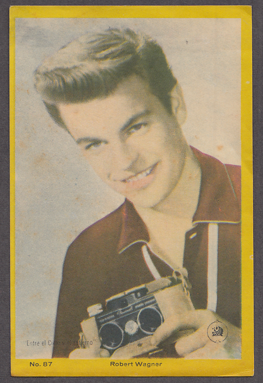 Image for Actor Robert Wagner 3x5" picture Argentina 1959