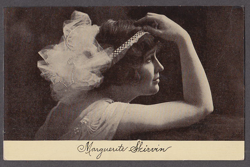 Image for Actress Margeurite Skirvin Lyceum Stock Co New Britain CT postcard 1910s