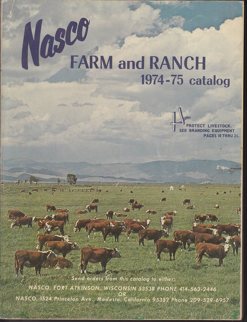 Image for Nasco Farm & Ranch Catalog 1974-1975 tack trophies transits tools etc