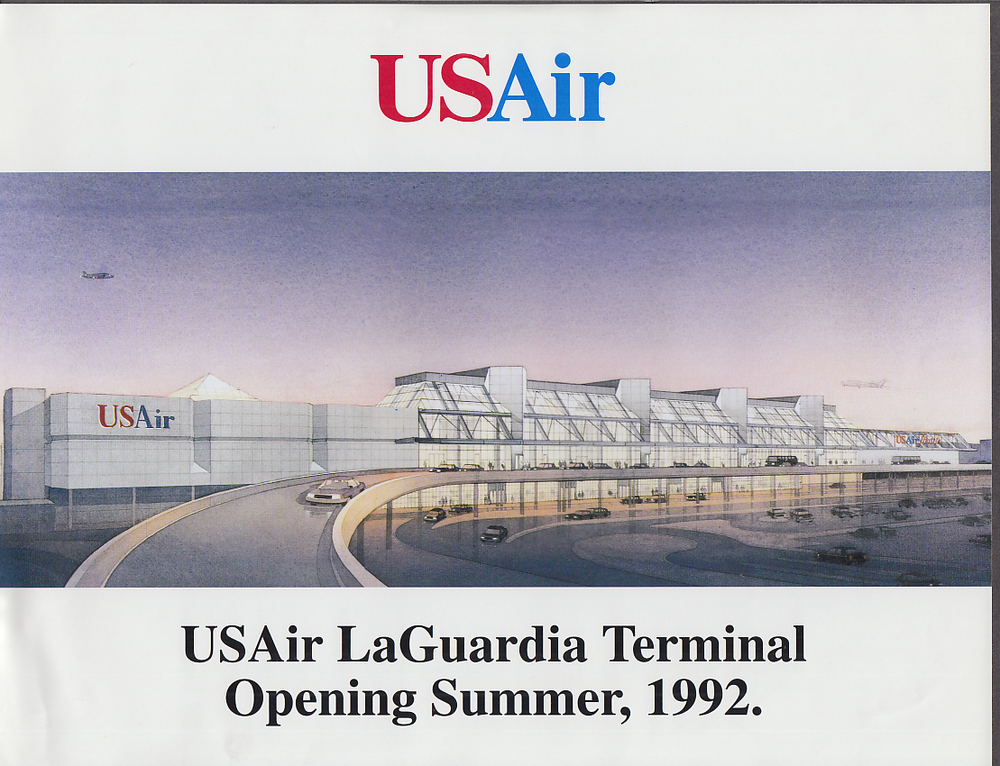Image for US Air LaGuardia Terminal Opening Summer 1992 flyer