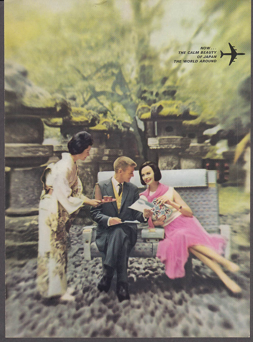 Image for Japan Air Lines Calm Beauty of Japan airline trade magazine insert 1960s
