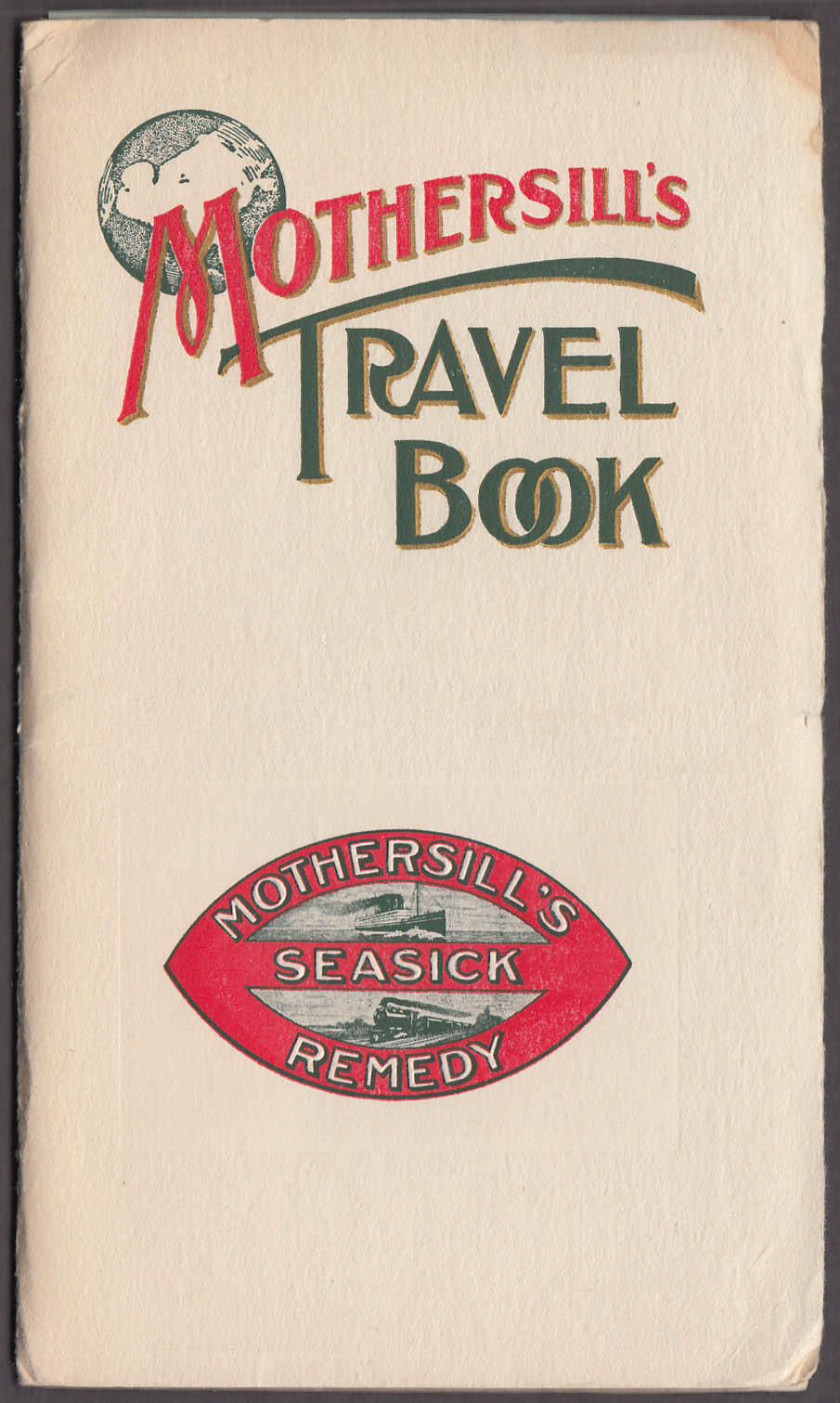 Image for Mothersill's Seasick Remedy Travel Book ca 1910 Detroit MI