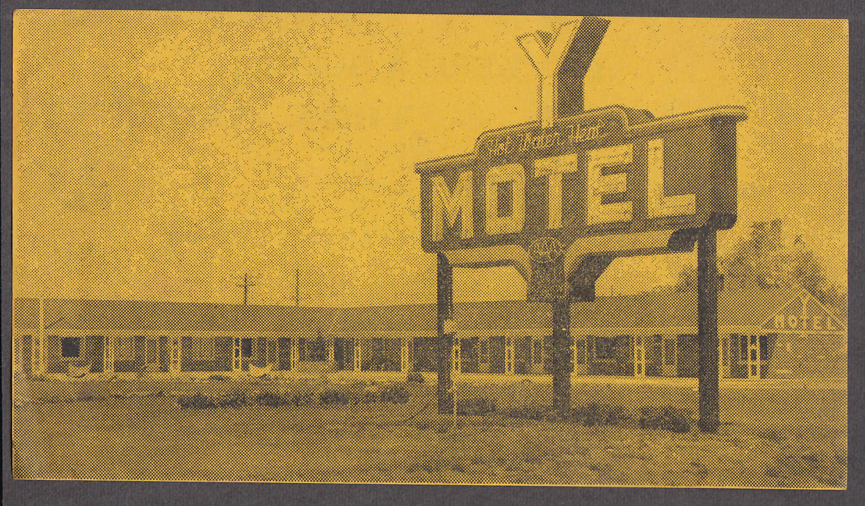 Image for You were a Guest Y Motel York NE unused receipt ca 1950s