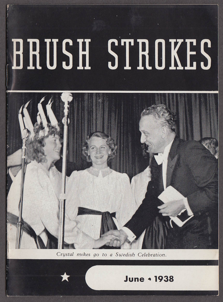 Image for BRUSH STROKES microphone maker magazine 6 1938 Chicago Parts Show