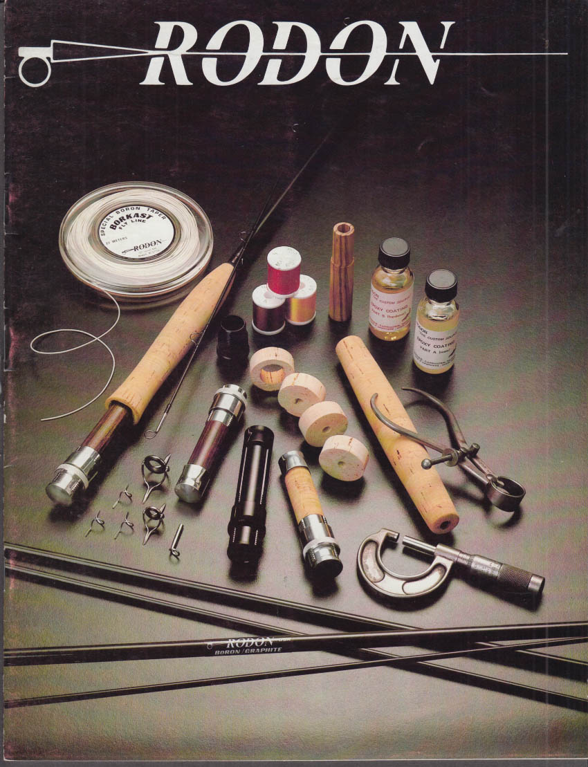 Rodon Fly Fishing Catalog 1982 rod parts Newark NJ Rodon Fly Fishing Catalog 1982 rod parts Newark NJ