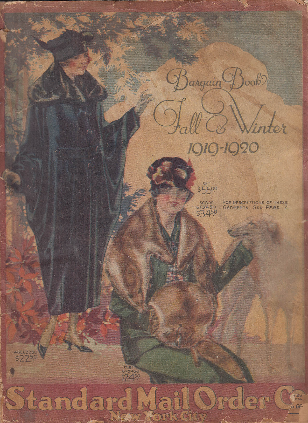 Image for Standard Mail Order Bargain Catalog Fall-Winter 1919-1920 clothing toys +