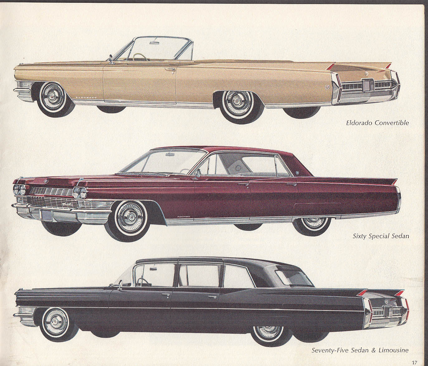 1964 Cadillac sales brochure SixtyTwo De Ville Fleetwood Eldorado 1964 Cadillac sales brochure SixtyTwo De Ville Fleetwood Eldorado