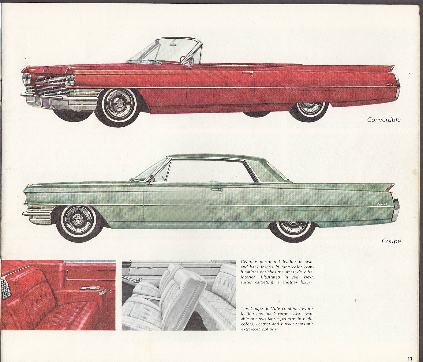 1964 Cadillac sales brochure SixtyTwo De Ville Fleetwood Eldorado 1964 Cadillac sales brochure SixtyTwo De Ville Fleetwood Eldorado
