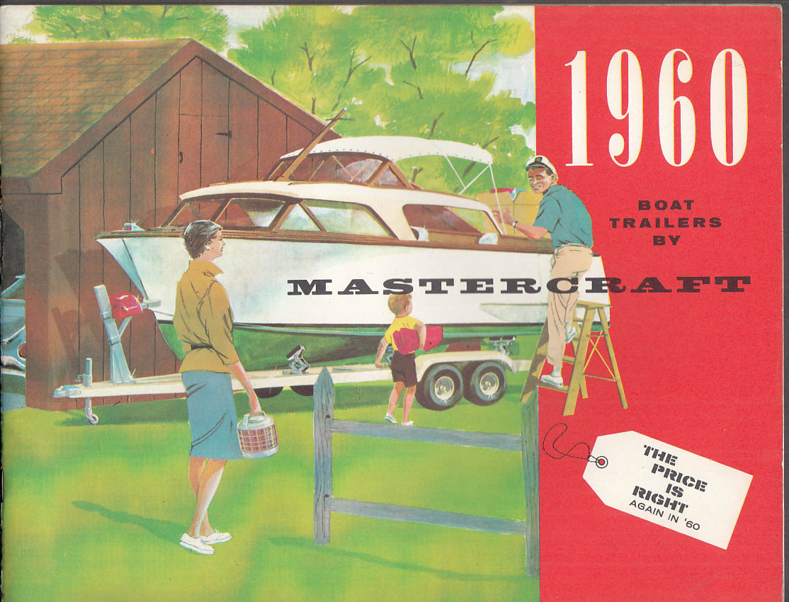 Image for 1960 Mastercraft Boat Trailer Catalog Cadreline Cruiserline Modernline Voyager +
