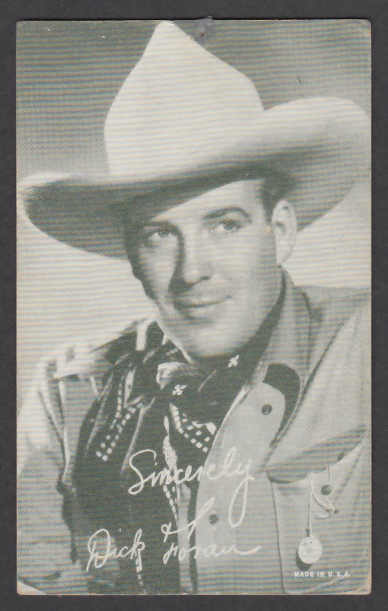 Image for Dick Foran arcade card 1940s