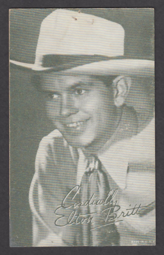 Image for Elton Britt arcade card 1940s