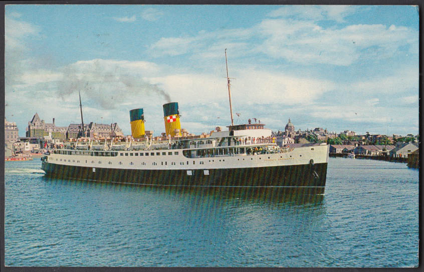 Image for Canadian Pacific Ferry Princess Marguerite British Columbia postcard 1969