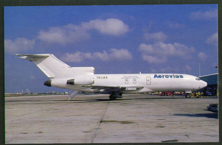Image for Aerovias Airlines Boeing 727-100F Miami postcard 1993
