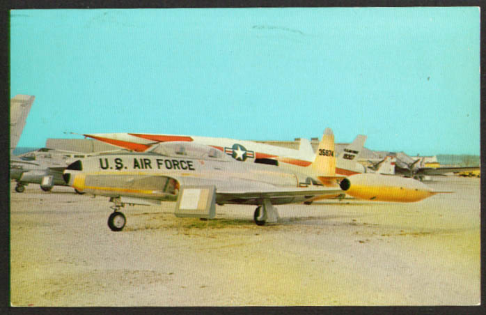 Image for Lockheed T-33A trainer postcard 1960s