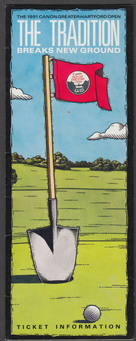 Image for 1991 Canon Greater Hartford Open Ticket Information folder