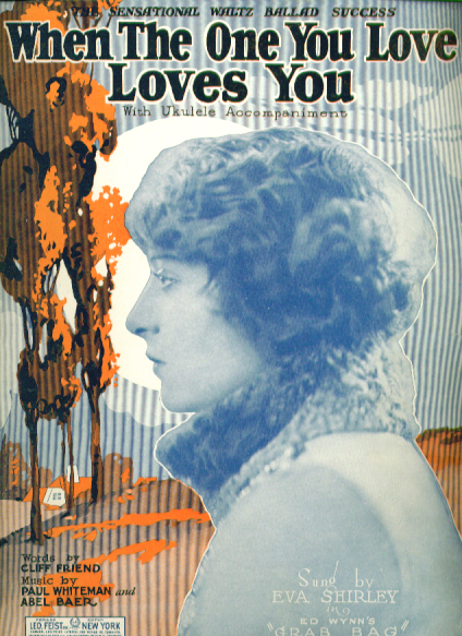 Image for When the One You Love Loves You 1924 sheet music Ed Wynn's Grab Bag