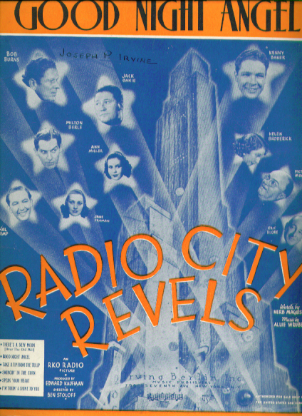 Image for Good Night Angel 1937 sheet music