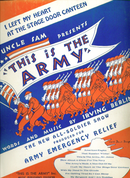 Image for I Left My Heart at the Stage Door Canteen sheet music