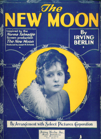 Image for The New Moon 1919 sheet music Norma Talmadge