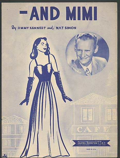 Image for And Mimi 1947 sheet music Sammy Kaye