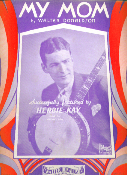 Image for My Mom 1932 sheet music Herbie Kay