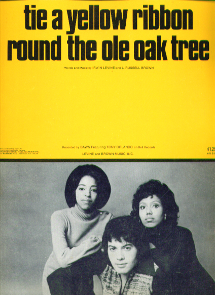 Image for Tie a Yellow Ribbon 1972 sheet music Dawn