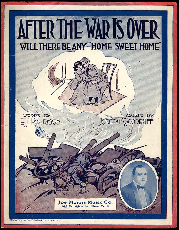 Image for After the War Is Over Will There Be Any Home Sweet Home sheet music 1917