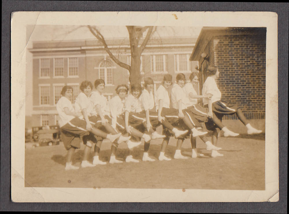 Image for High School Girls Senior Basketball Team photo ca 1920s Kelleher Cadogan Ladwith
