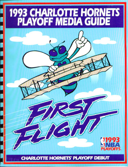 Image for 1993 Charlotte Hornets Playoffs Media Guide NBA Basketball