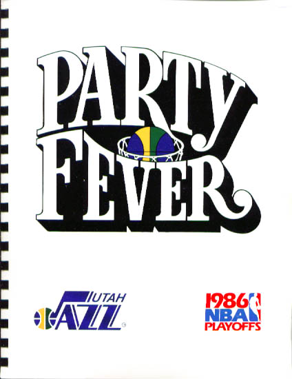 Image for 1986 Utah Jazz Playoffs Media Guide NBA Basketball