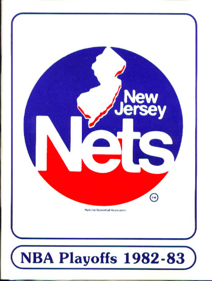Image for 1983 New Jersey Nets Playoff Guide NBA Basketball