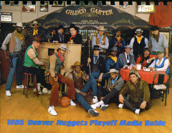 Image for 1985 Denver Nuggets Playoff Guide NBA Basketball